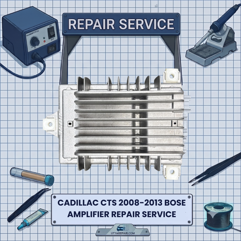 2008-2013 Cadillac CTS BOSE Amplifier REPAIR SERVICE