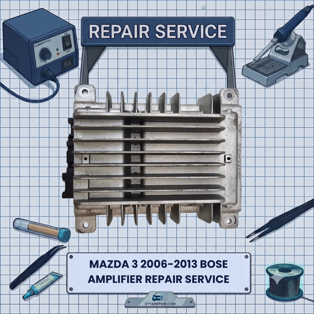 2006-2013 Mazda 3 BOSE Amplifier REPAIR SERVICE
