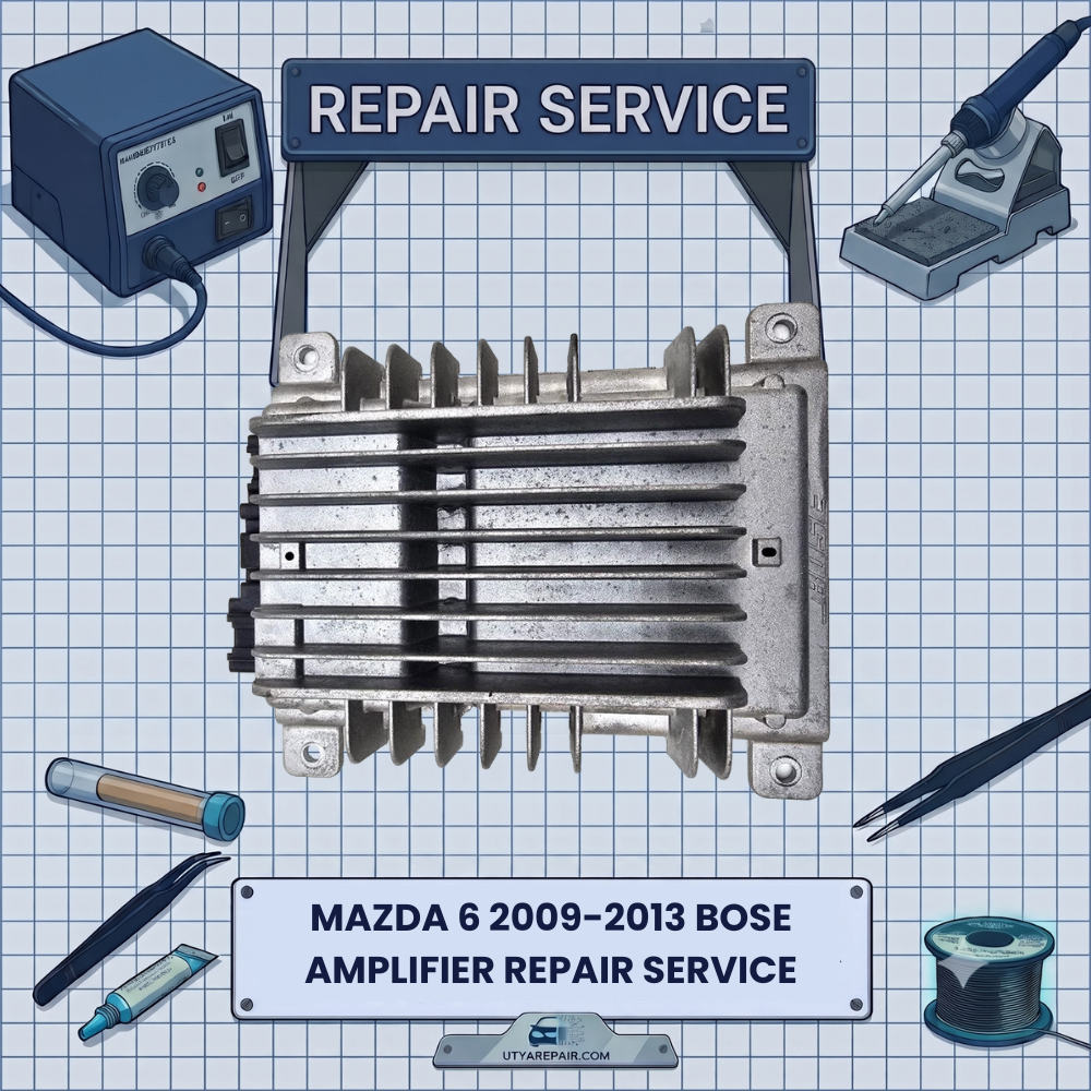 2009-2013 Mazda 6 BOSE Amplifier REPAIR SERVICE