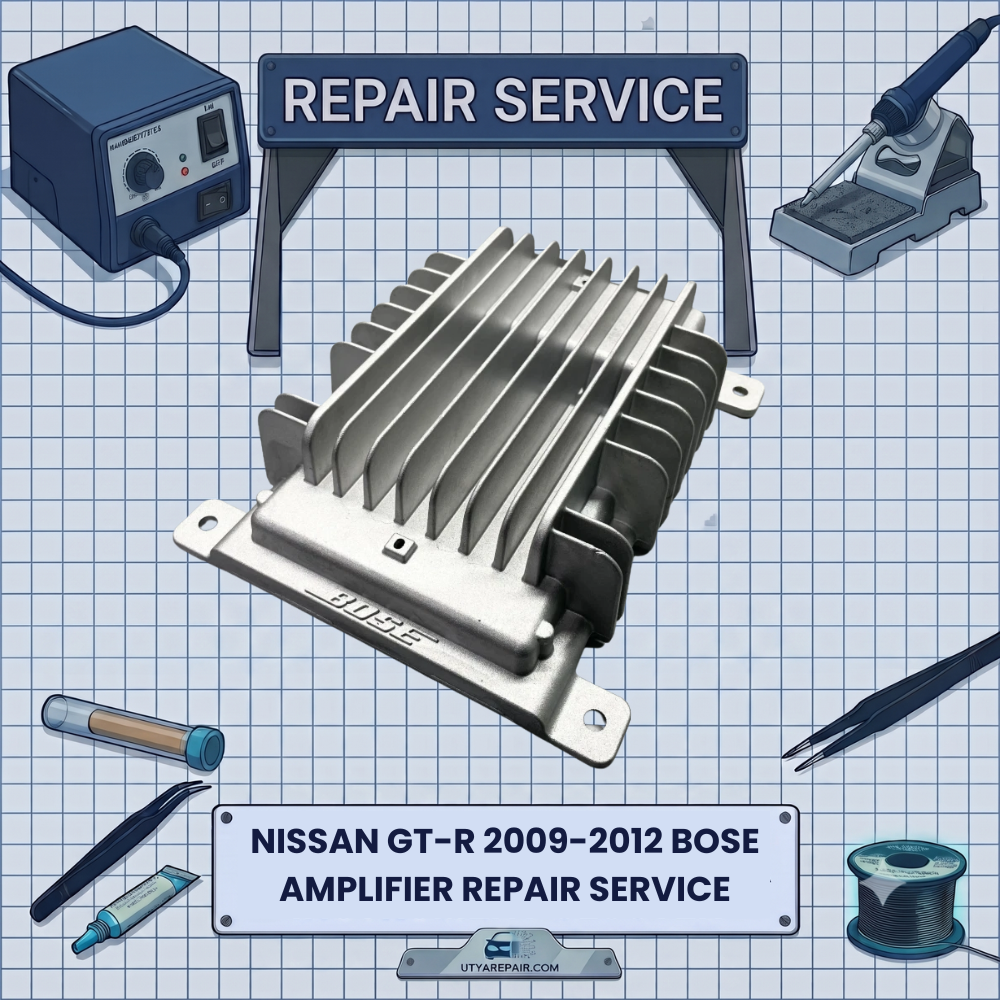 2009-2012 Nissan Gt-R BOSE Amplifier REPAIR SERVICE