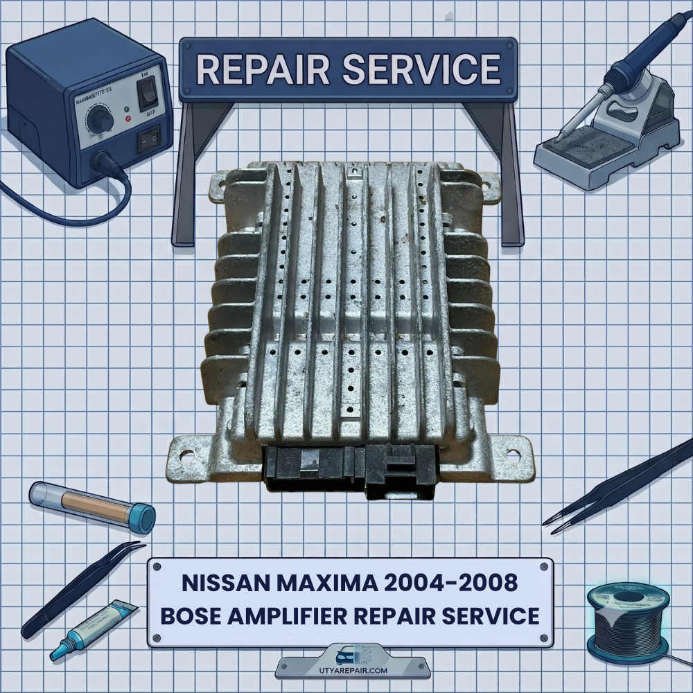 2004-2008 NISSAN MAXIMA BOSE Amplifier REPAIR SERVICE
