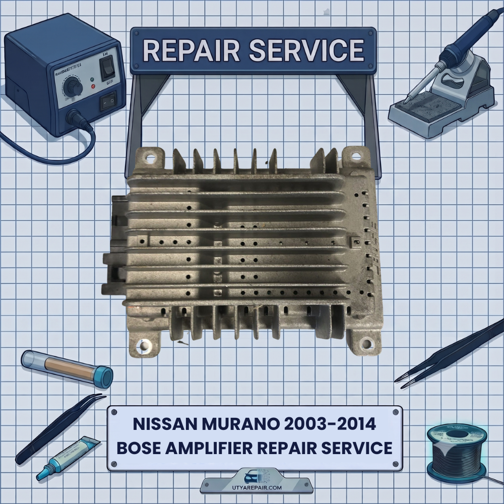 2003-2014 Nissan Murano BOSE Amplifier REPAIR SERVICE