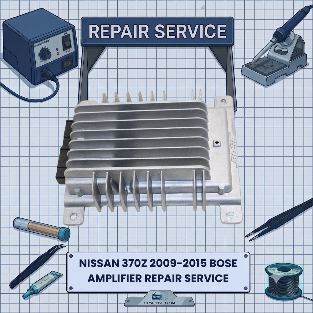 2009-2015 NISSAN 370Z BOSE Amplifier REPAIR SERVICE
