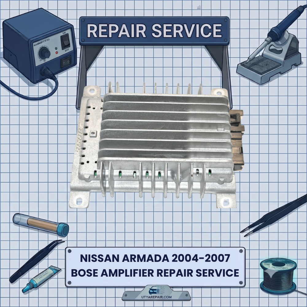 2004-2007 Nissan Armada BOSE Amplifier REPAIR SERVICE
