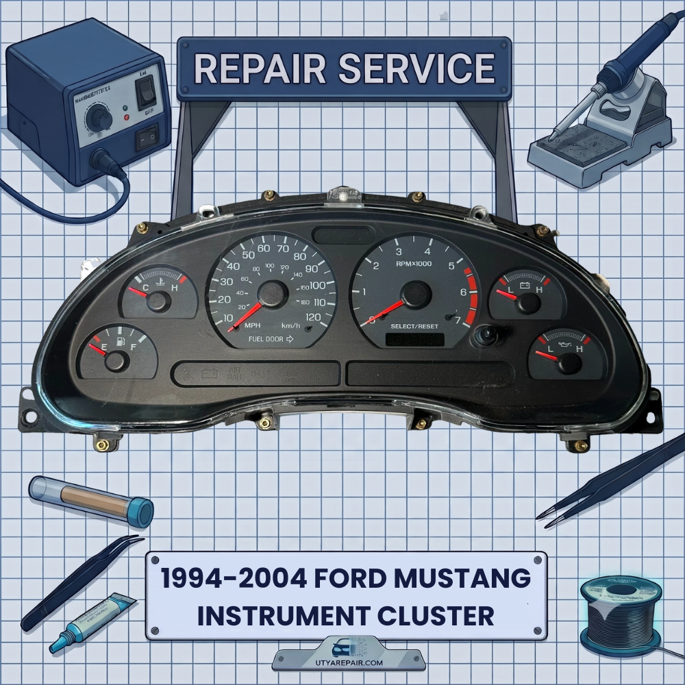 1994-2004 Ford Mustang INSTRUMENT CLUSTER REPAIR SERVICE