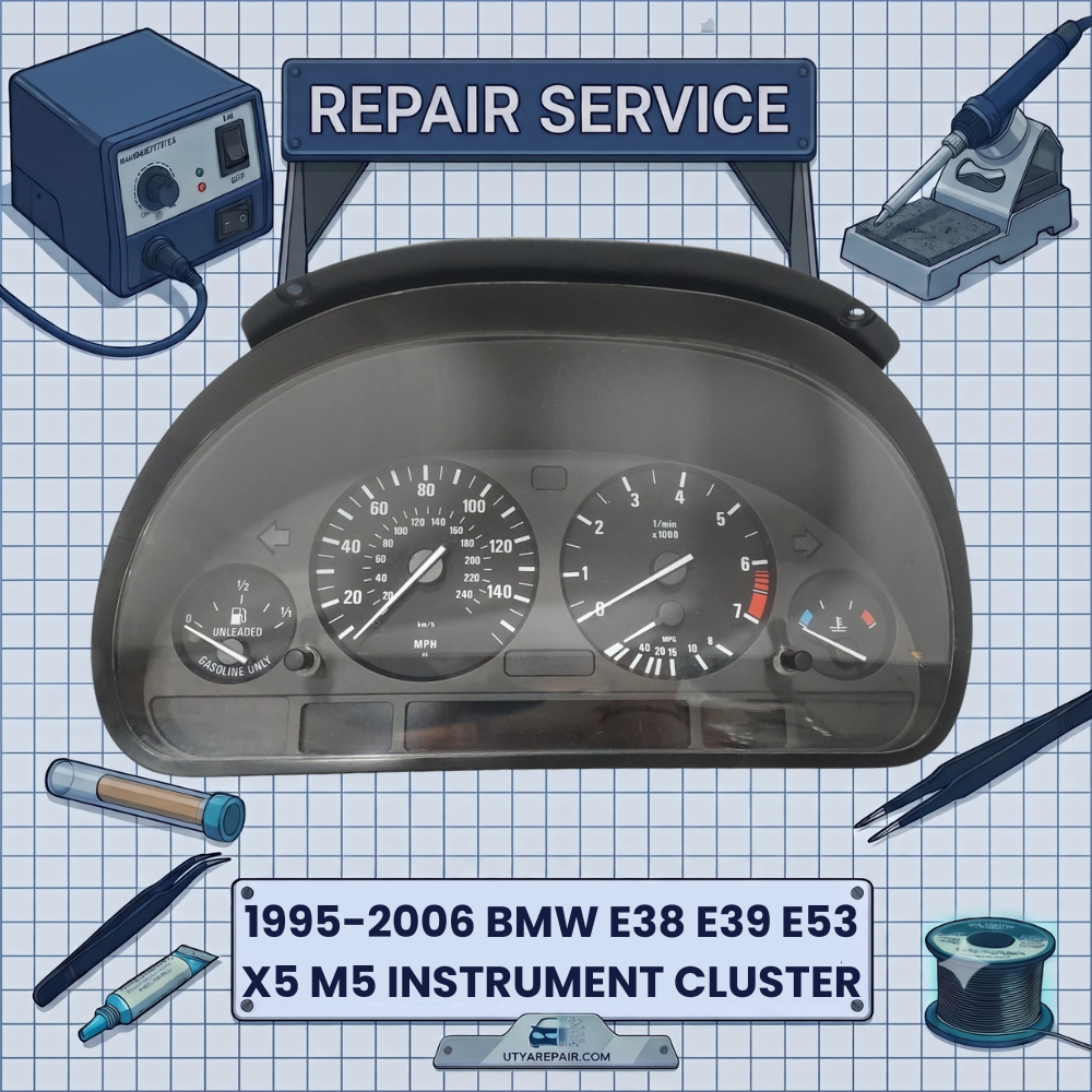 1995-2006 BMW E38 E39 E53 X5 M5 INSTRUMENT CLUSTER REPAIR SERVICE