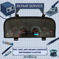 1997-2001 JEEP GRAND CHEROKEE INSTRUMENT CLUSTER REPAIR SERVICE