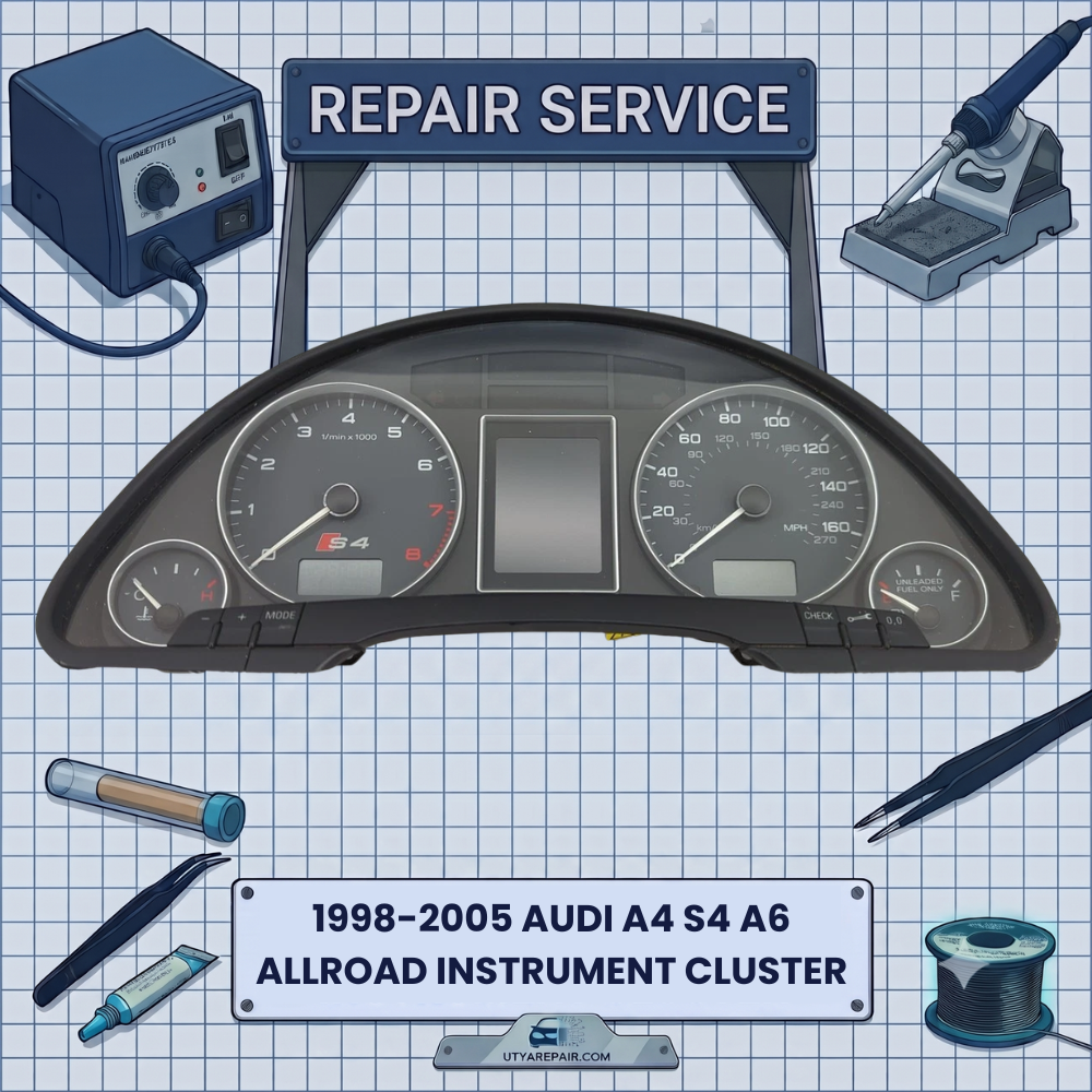 1998-2005 AUDI A4 S4 A6 Allroad INSTRUMENT CLUSTER REPAIR SERVICE
