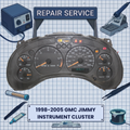 1998-2005 GMC Jimmy INSTRUMENT CLUSTER REPAIR SERVICE