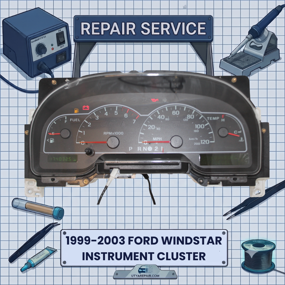 1999-2003 Ford Windstar INSTRUMENT CLUSTER REPAIR SERVICE