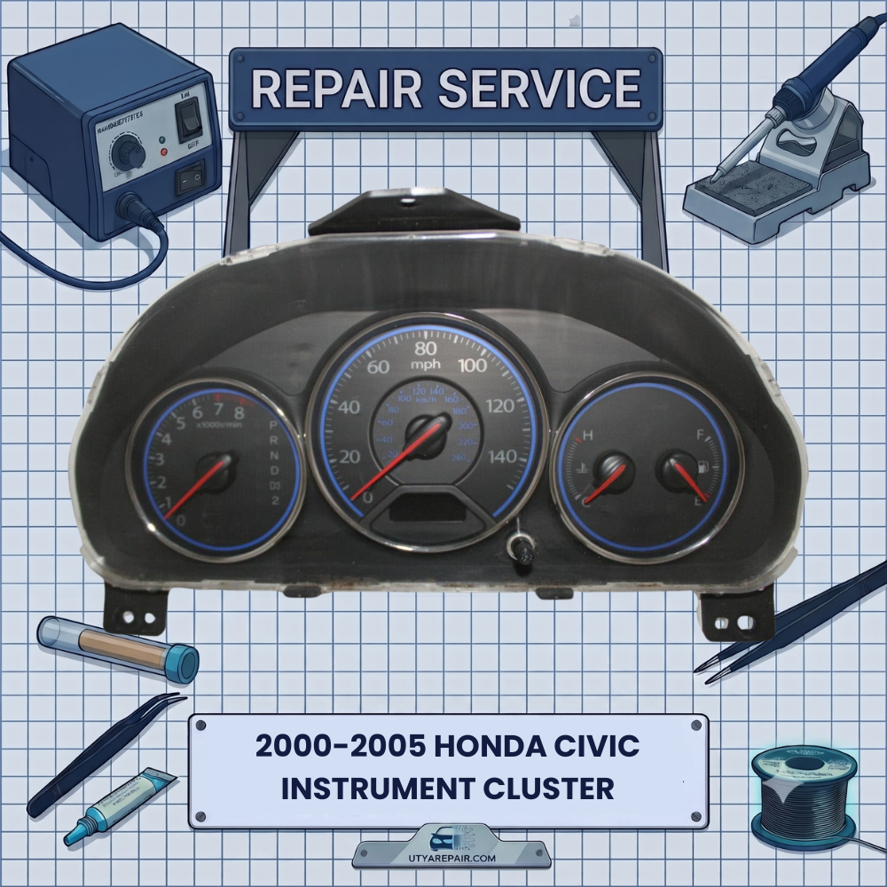 2001-2005 Honda Civic INSTRUMENT CLUSTER REPAIR SERVICE