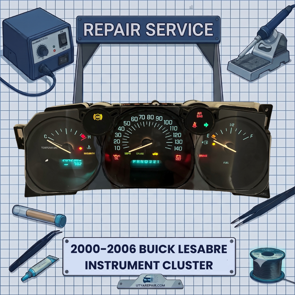 2000-2005 Buick Lesabre INSTRUMENT CLUSTER REPAIR SERVICE