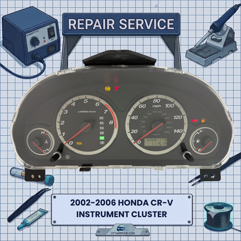 2002-2006 Honda CR-V INSTRUMENT CLUSTER REPAIR SERVICE