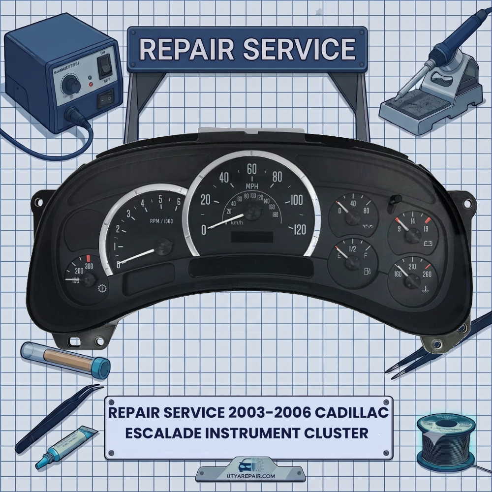 2003-2006 CADILLAC ESCALADE INSTRUMENT CLUSTER REPAIR SERVICE
