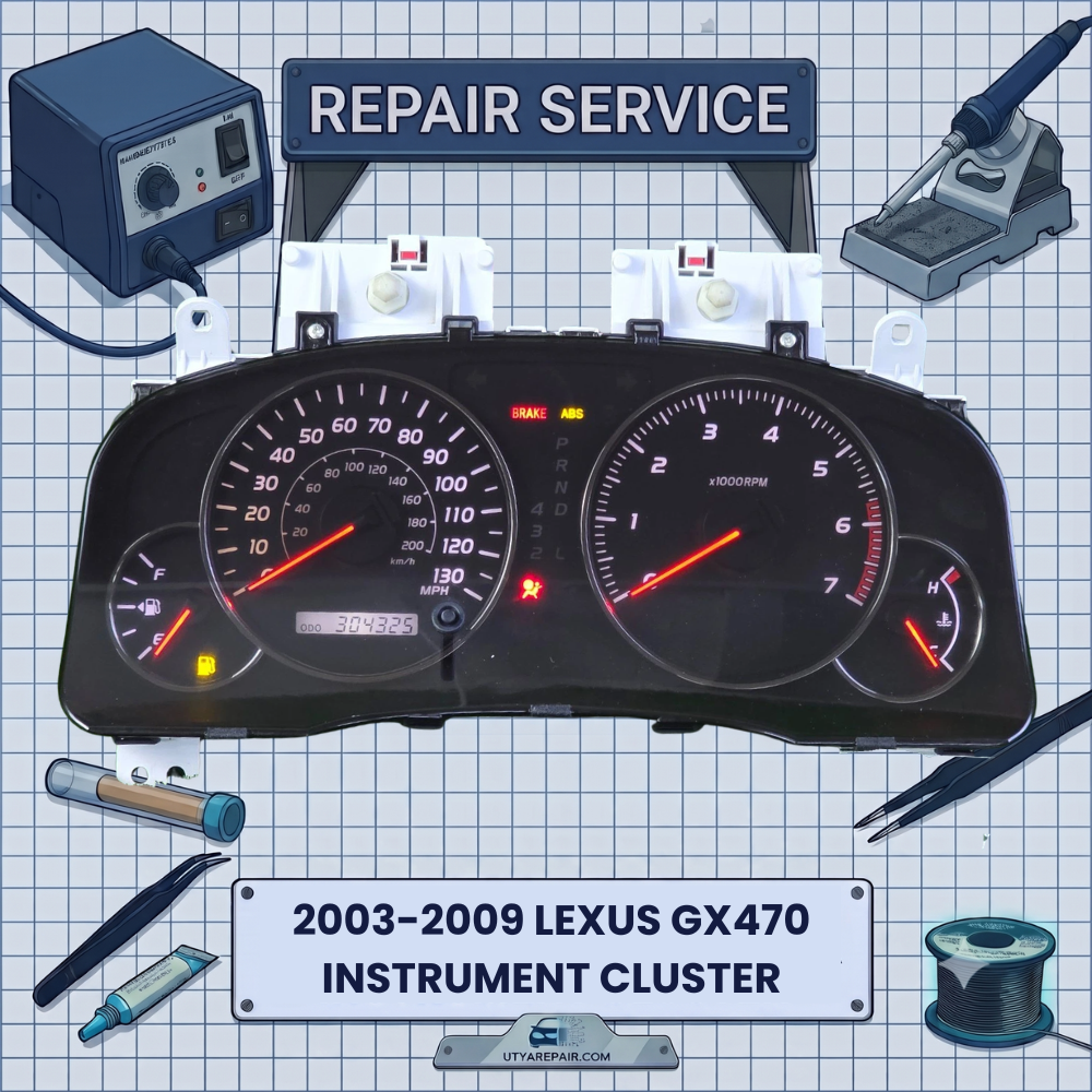 2003-2009 Lexus GX470 INSTRUMENT CLUSTER REPAIR SERVICE