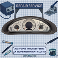 2003-2009 Mercedes-Benz CLK W209 INSTRUMENT CLUSTER REPAIR SERVICE