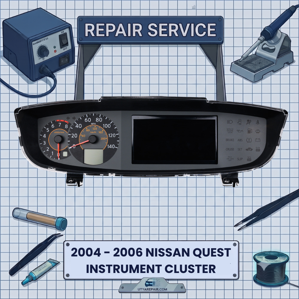2004 - 2006 NISSAN QUEST INSTRUMENT CLUSTER REPAIR SERVICE
