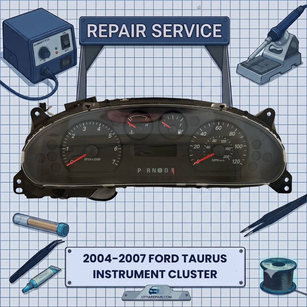 2004-2007 Ford Taurus INSTRUMENT CLUSTER REPAIR SERVICE