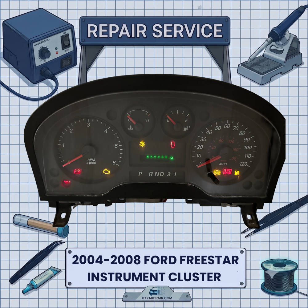2004-2008 Ford Freestar INSTRUMENT CLUSTER REPAIR SERVICE