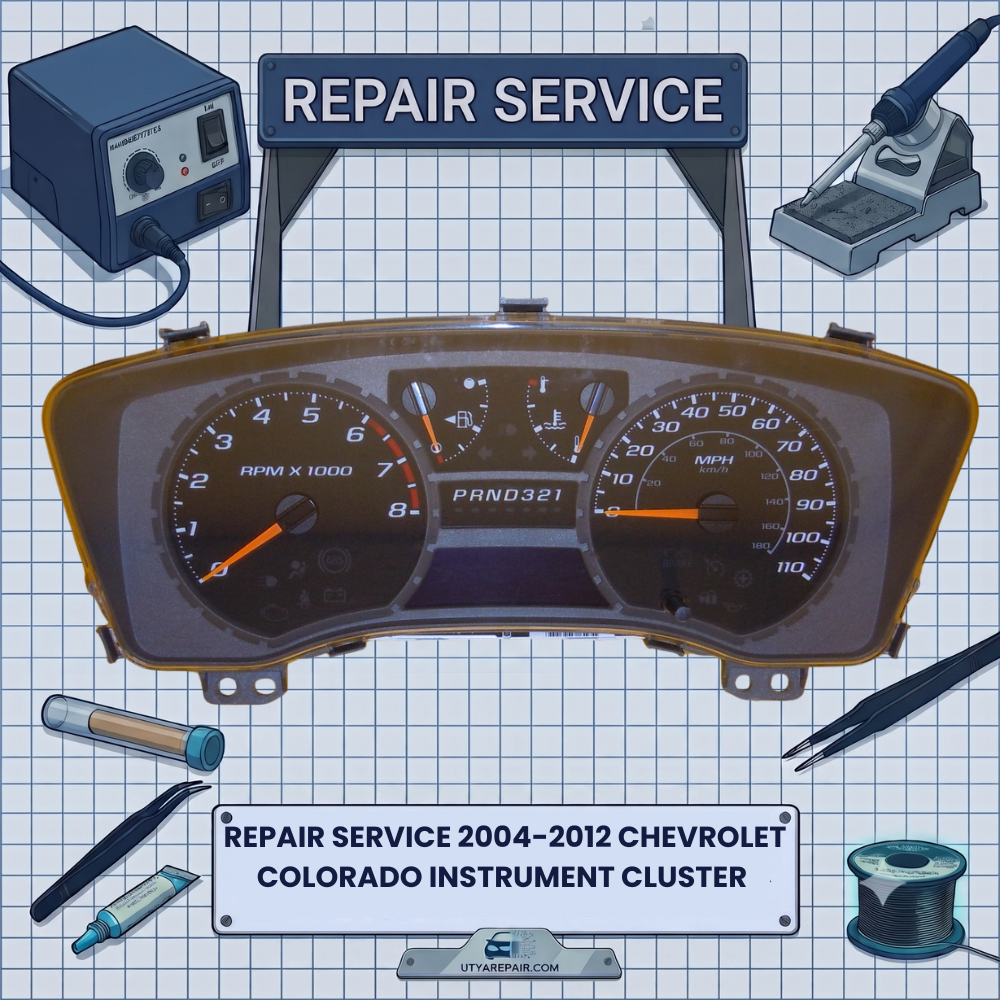 2004-2012 CHEVROLET COLORADO INSTRUMENT CLUSTER REPAIR SERVICE
