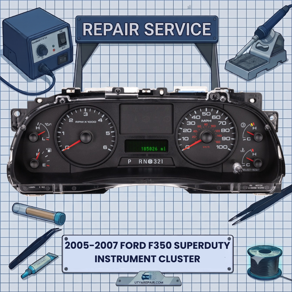 2005-2007 Ford F250 Superduty INSTRUMENT CLUSTER REPAIR SERVICE