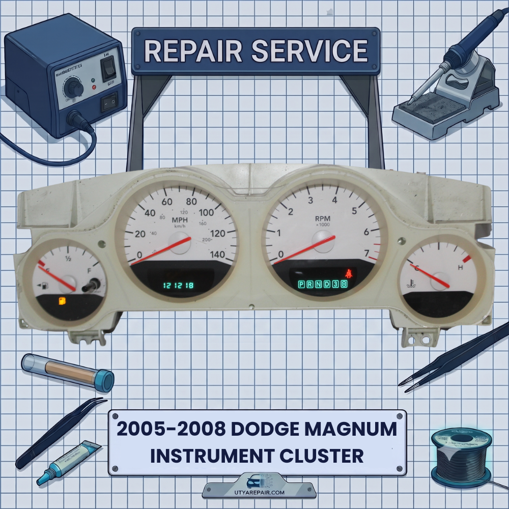 2005-2008 DODGE MAGNUM INSTRUMENT CLUSTER REPAIR SERVICE