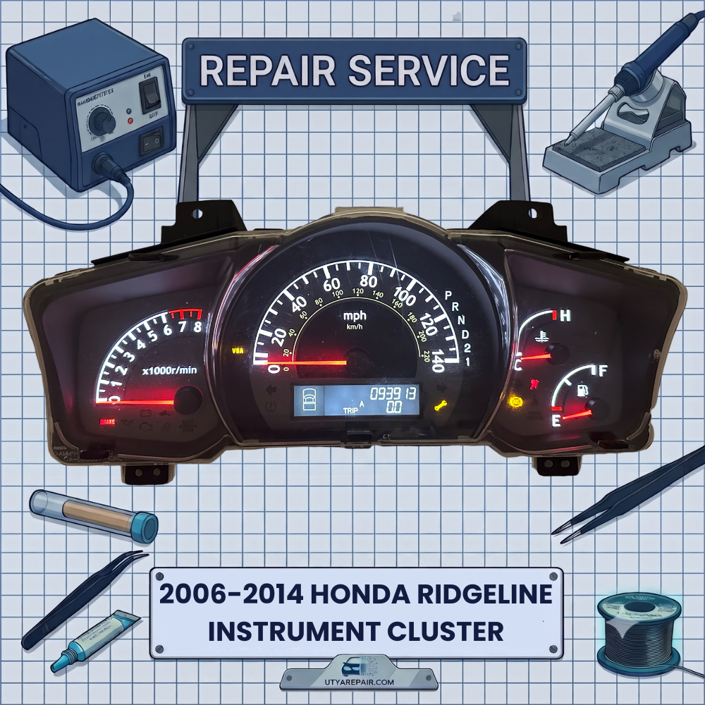 2006-2014 Honda Ridgeline INSTRUMENT CLUSTER REPAIR SERVICE