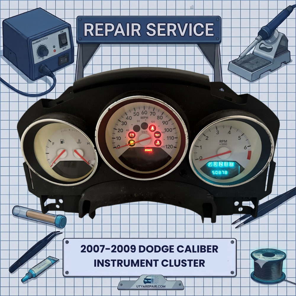 2007-2009 Dodge Caliber INSTRUMENT CLUSTER REPAIR SERVICE