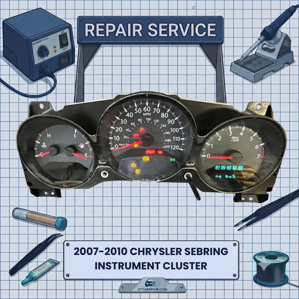 2007-2010 Chrysler Sebring INSTRUMENT CLUSTER REPAIR SERVICE