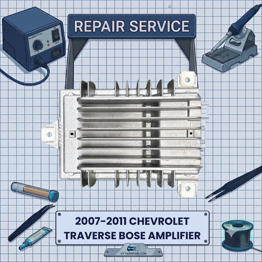 2007-2011 CHEVROLET TRAVERSE BOSE Amplifier REPAIR SERVICE