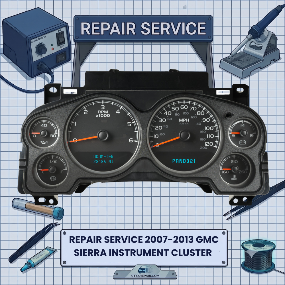 2007-2014 GMC YUKON & SIERRA INSTRUMENT CLUSTER REPAIR SERVICE