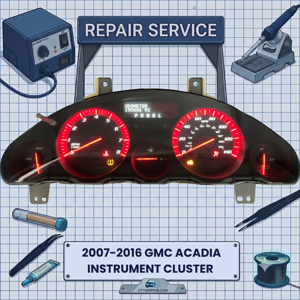 2007-2016 GMC Acadia INSTRUMENT CLUSTER REPAIR SERVICE