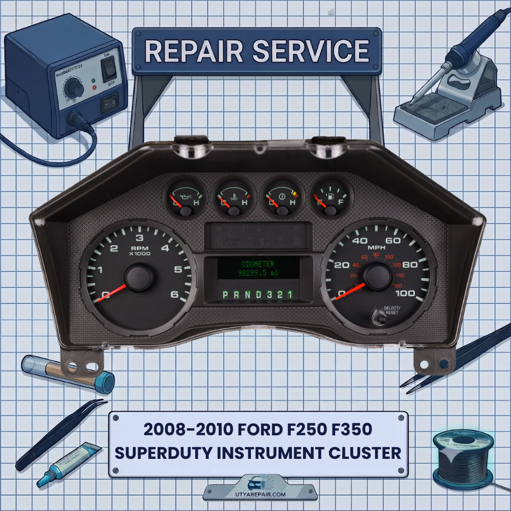2008-2010 FORD F250 F350 Superduty INSTRUMENT CLUSTER REPAIR SERVICE