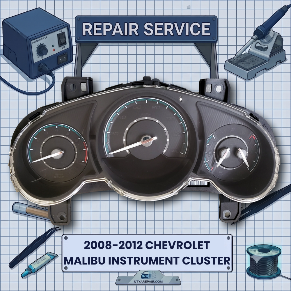 2008-2012 Chevrolet Malibu INSTRUMENT CLUSTER REPAIR SERVICE