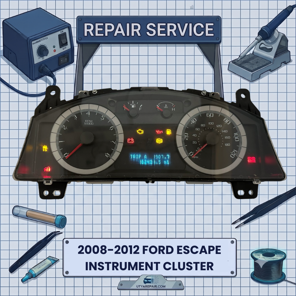 2008-2012 Ford Escape INSTRUMENT CLUSTER REPAIR SERVICE