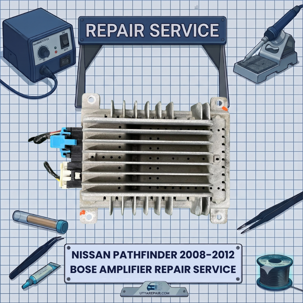 2008-2012 Nissan Pathfinder BOSE Amplifier REPAIR SERVICE