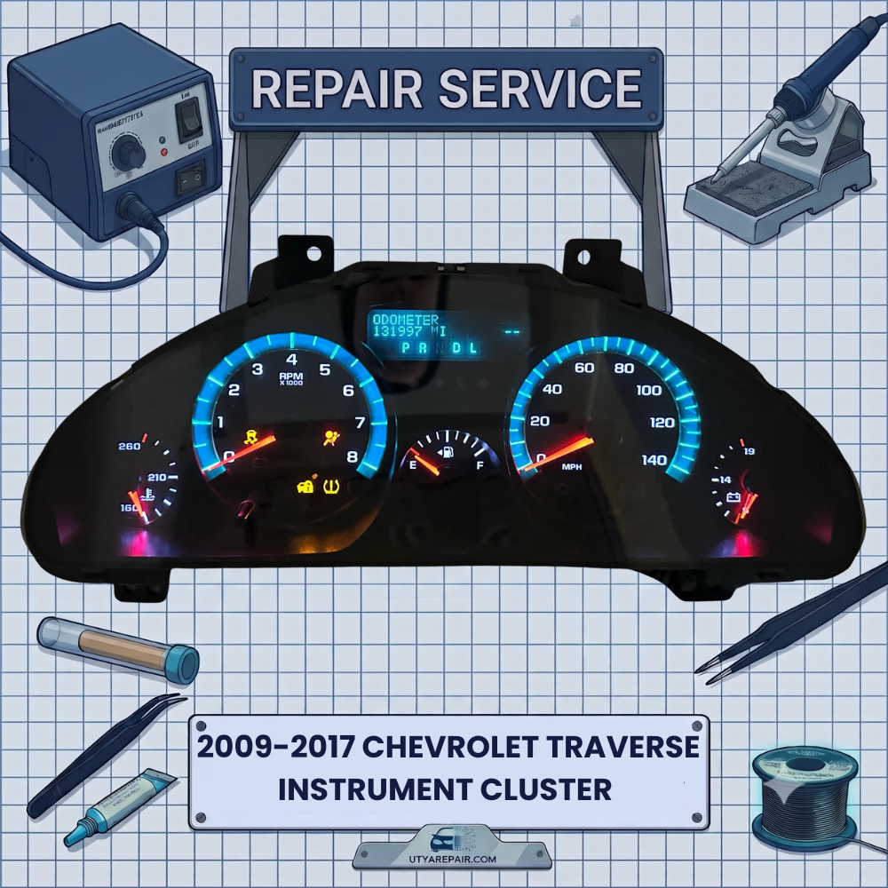 2009-2017 Chevrolet Traverse INSTRUMENT CLUSTER REPAIR SERVICE