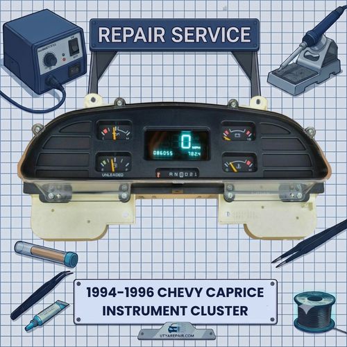 1994-1996 Chevy Impala SS & Caprice INSTRUMENT CLUSTER REPAIR SERVICE