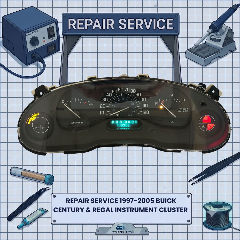 1997-2005 BUICK CENTURY & REGAL INSTRUMENT CLUSTER REPAIR SERVICE